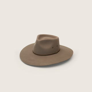 Will & Bear Brown Country Hat crafted from sustainable wool, displayed on neutral background