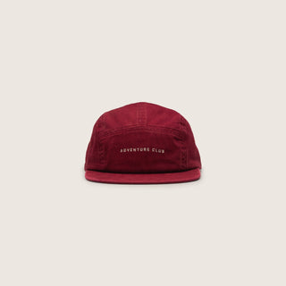 Will & Bear Kids Cap – Little Archie Maroon cap, front view highlighting crown shape.