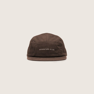 Front view of Will & Bear Brown Kids Cap – Little Archie Walnut on a clean background.