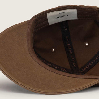 Inside View of Will & Bear Little Ranger Brown Kids Cap – Premium Cotton Build and Stitched Details.