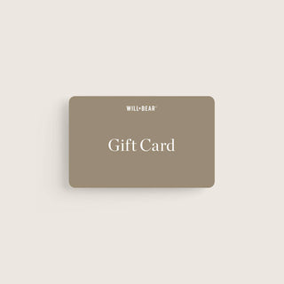 Will & Bear Gift Card for purchasing sustainable hats and accessories, the perfect gift for outdoor and travel lovers
