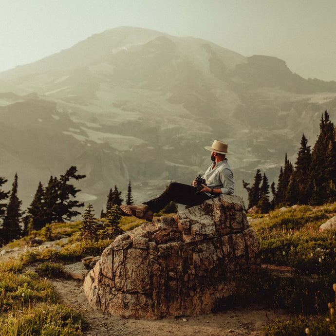 Mountain views in Mount Rainier National Park with Drake Vincent