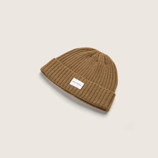 Australian wool ribbed texture beanie