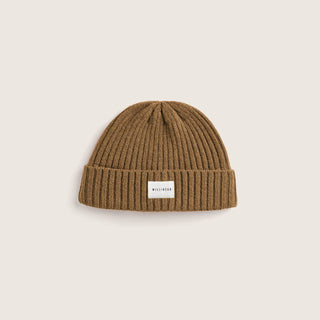 Australian wool ribbed texture beanie