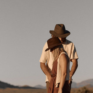 Anderson Brown | Packable Wide Brim Fedora Hat