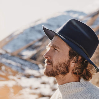 Anderson Navy | Soft Felt Fedora