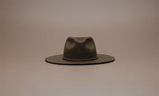 Hat after being reshaped and cleaned using hat care accessories