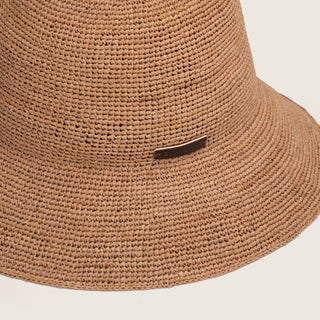 Sunny Husk | Women’s Straw Bucket Hat