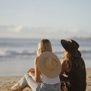 Austin Brown | Brown Straw Wide Brim Hat