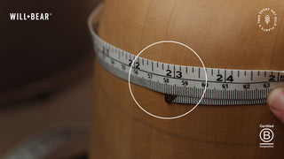 Close up of a soft measuring tape measuring hats