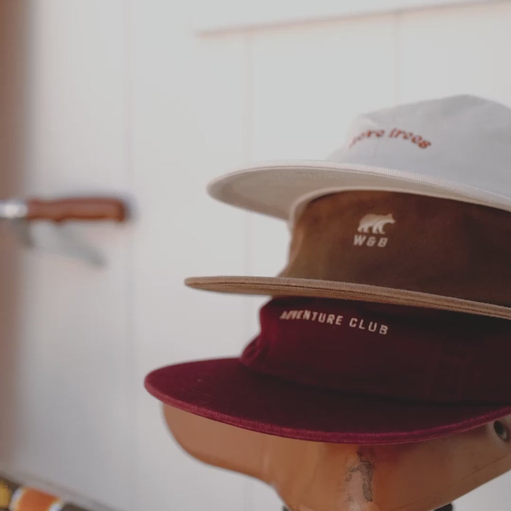 Lifestyle video of the Riley Bone baseball cap