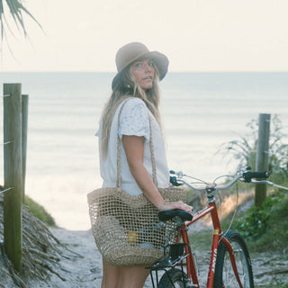 Sunny Brown | Crushable Straw Bucket Hat