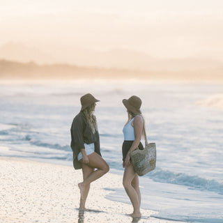Sunny Brown | Crushable Straw Bucket Hat