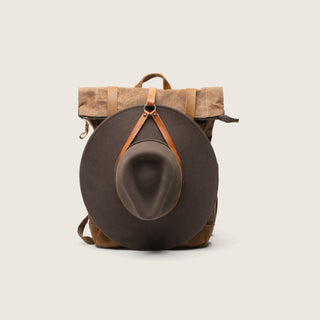 Tasman Travel Backpack | Brown Waxed Canvas
