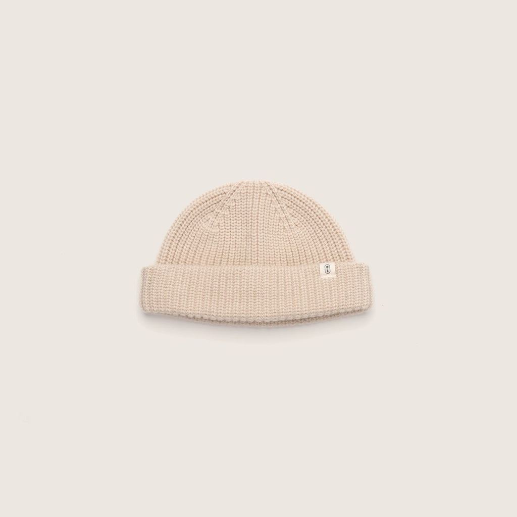 Toby Cream Fisherman Beanie | Merino Wool Beanie – Will & Bear Australia
