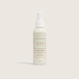 Wild Wool Suede Protector Spray for Will & Bear UGG Bucket Hat – front view of 125ml bottle designed to protect suede against water, oil, mould and mildew.