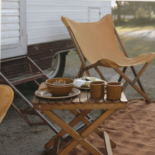 Camp Dinner Set | 6-Piece Durable Enamel Plates, Bowls & Mugs