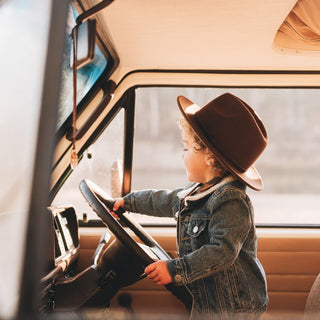 Little William Brown | Crushable Travel Hat for Kids