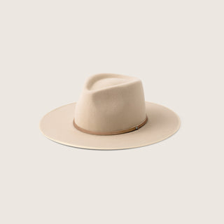 Andy Cream | White Felt Sun Hat