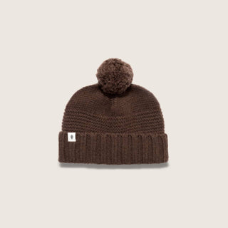 Tasman Brown | Pom Pom Beanie