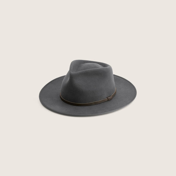 Calloway Ash - Wide Brim Fedora Grey Hat – Will & Bear America display picture 2